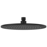 Cutout image of Villeroy & Boch Universal Matt Black 250mm Round Shower Head